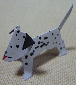 paper dog, Dalmatian