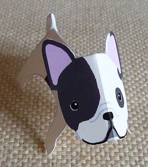 paper dog, French bulldog