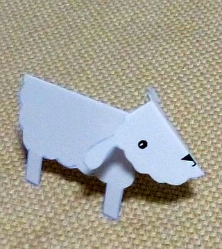 paper animal, Sheep Corriedale