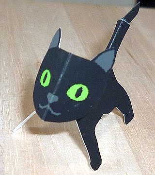paper dog, Japanese Cat Kuro