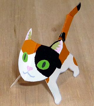 paper dog, Japanese Cat Mike