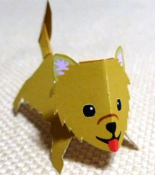 paper dog, Pomeranian