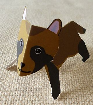 paper dog, Racoon Dog