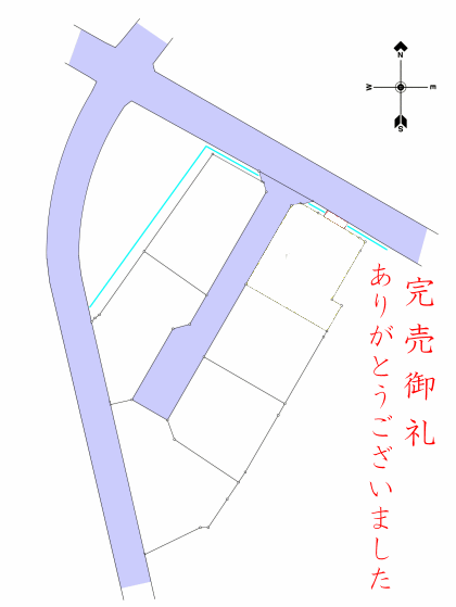 児島味野6丁目土地区画図