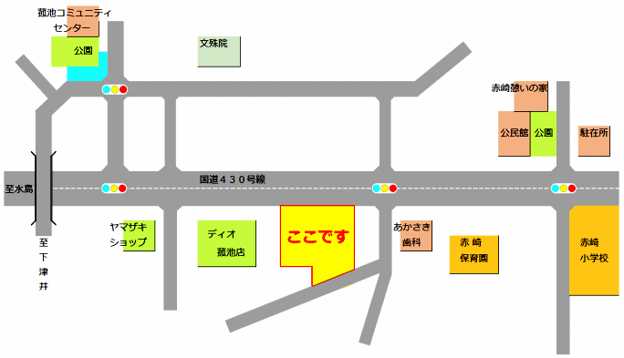 菰池1丁目土地の地図