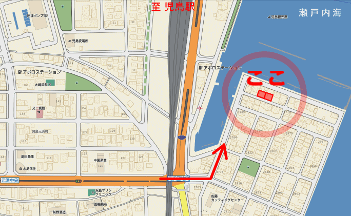 児島元浜町2770-5地図