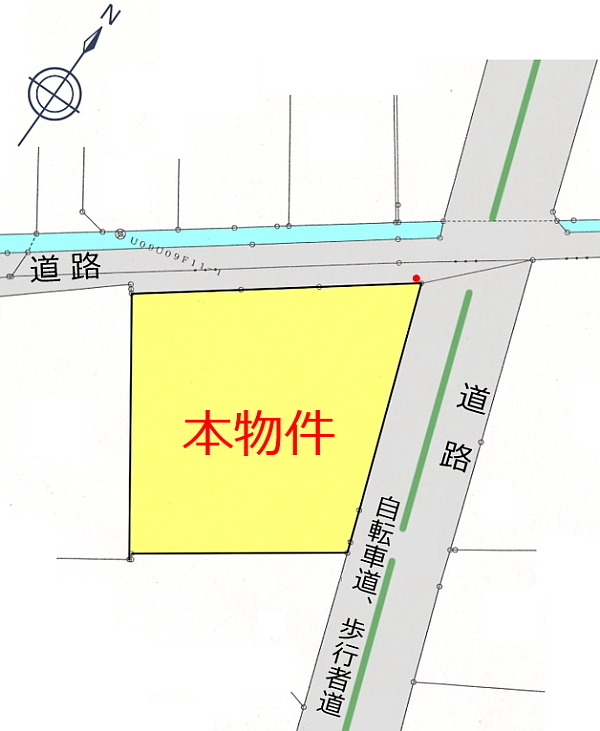児島小川5丁目売地土地分譲地の区画図