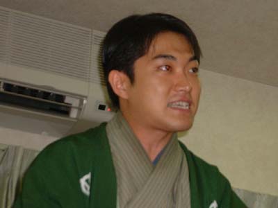 第三回丹波橋寄席の様子(林家染弥さん)