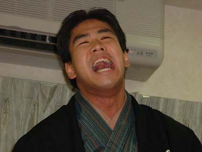 第三回丹波橋寄席の様子(桂とんぼさん)