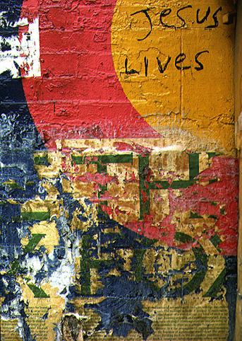 walls no.17  JESUS LIVES