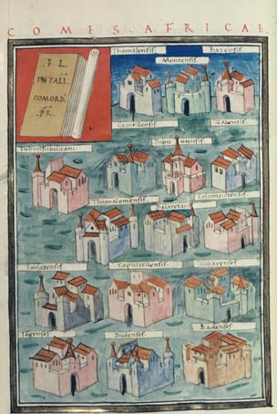 Frontpiece showing towns