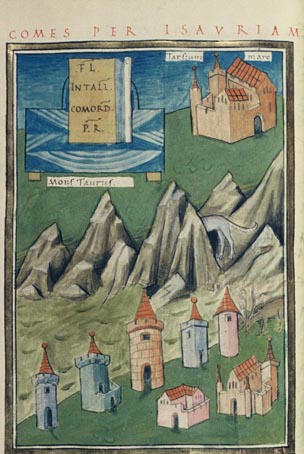 Frontpiece showing towns