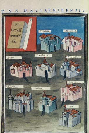 Frontpiece showing towns