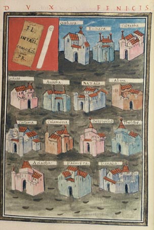 Frontpiece showing towns