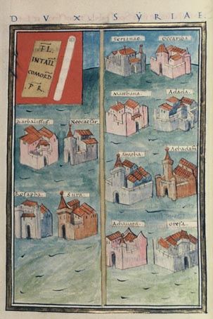 Frontpiece showing towns