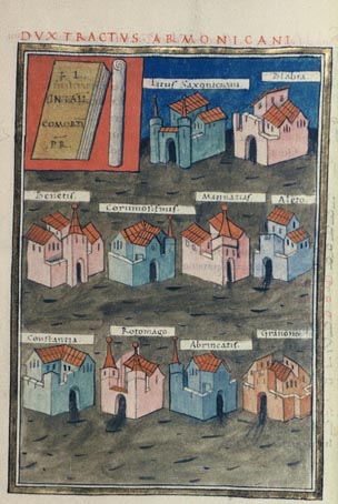 Frontpiece showing towns