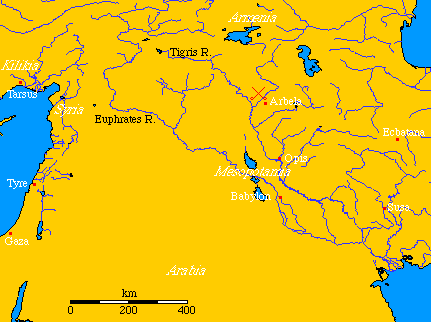 Map of Persia