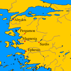 Map of Asia Minor