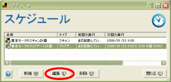 AVGスケジュール