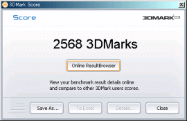 3DMark03 by RADEON9500