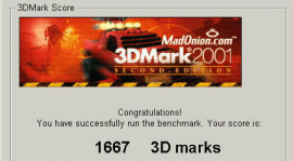 3DMark2001 SE by MillenniumG400