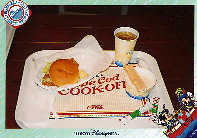 Photo: Fried Cod Burger, Tokyo DisneySea