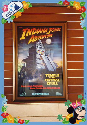 Photo: Poster; Indiana Jones Adventure, Tokyo DisneySea