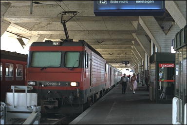 Photo: Platform, Lucerne Station