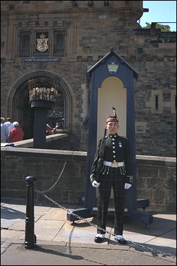Photo: The Guard, Gatehouse, Edinburgh Castle