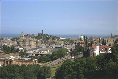 Photo: View of the City from the Ramparts, Edinburgh Castle