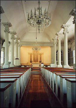 Photo: Interior, Christ Church, Cambridge