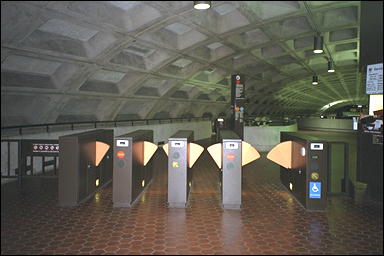 Photo: Wicket, Metro Center Station