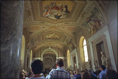 Photo: Gallery of the Candelabra, Vatican Museums