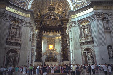 Photo: Canopy, St. Peter's Basilica