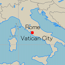 Route Map: Rome, Vatican City