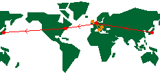 Image: Round the World Route Map
