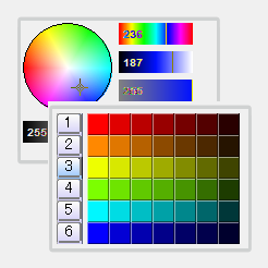 Color Wheel and Palettes