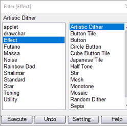 Filters Window