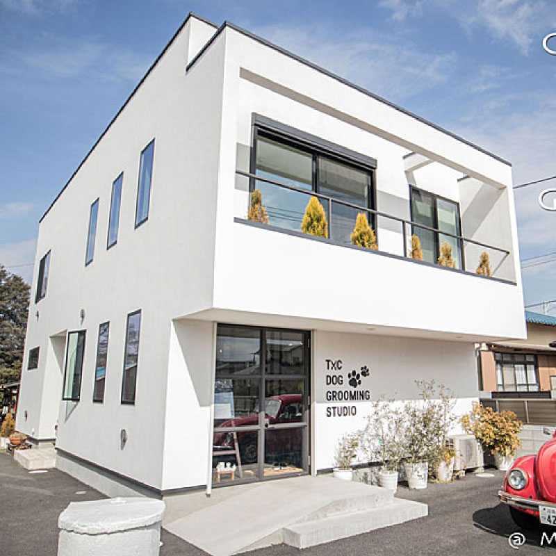茅ヶ崎市小和田　ドッググルーミングスタジオ兼用住宅の写真