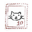 切手と猫たち