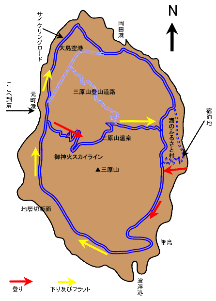 大島の地図