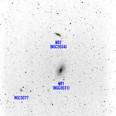M81-NGC3031,M82-NGC3034,NGC3077
