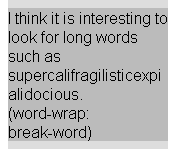 [word-wrap: break-word を指定した図]