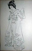 舞仕度(下絵)