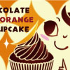 オレンジチョコカップケーキ chocolate orange cupcake