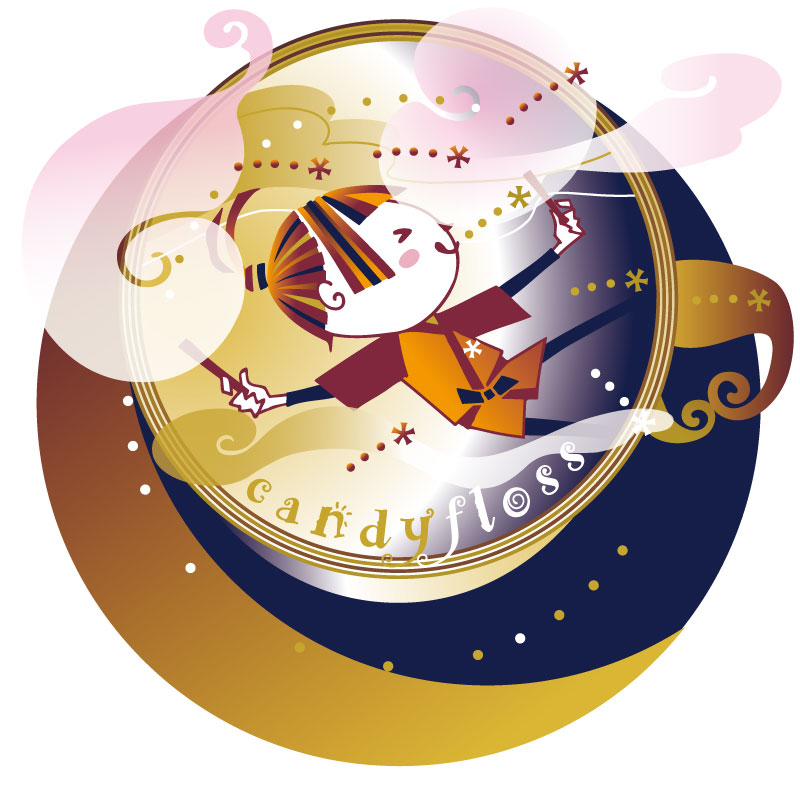 candyfloss 秋祭りの綿あめ