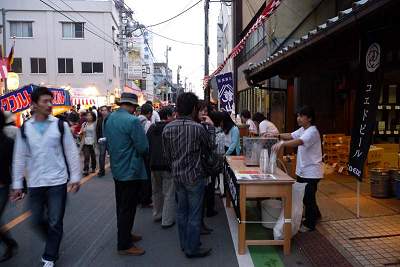 川越まつりの日の市内