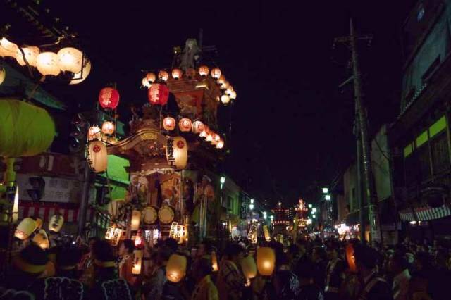 夜の川越まつり