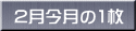 2月今月の1枚