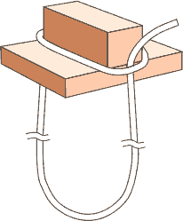 ひもの結び方の図